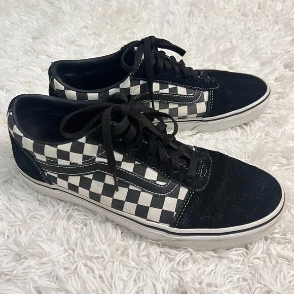 Vans Other - Vans Old Skool Black and White Checkerboard Shoes Size 9 Men